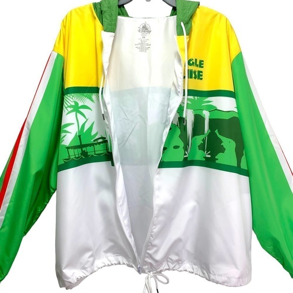 Disney‎ Parks Magic Kingdom Jungle Cruise Hooded Windbreaker Jacket NWT Plus 3X - Picture 4 of 15